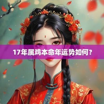 17年属鸡本命年运势如何？