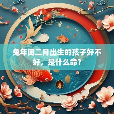 蛇年闰二月出生的孩子好不好，是什么命？