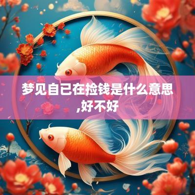 梦见自已在捡钱是什么意思,好不好
