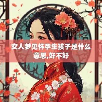 女人梦见怀孕生孩子是什么意思,好不好