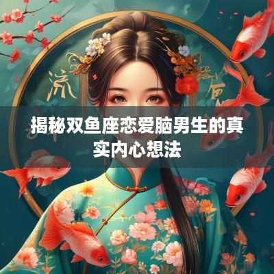 揭秘双鱼座恋爱脑男生的真实内心想法