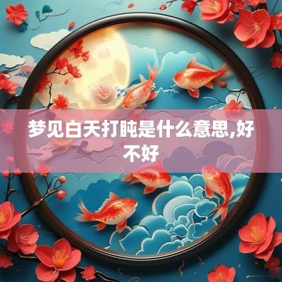 梦见白天打盹是什么意思,好不好