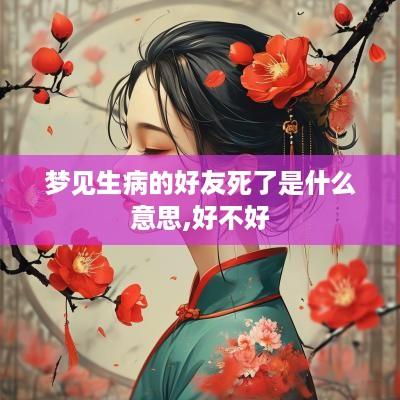 梦见生病的好友死了是什么意思,好不好