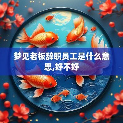 梦见老板辞职员工是什么意思,好不好
