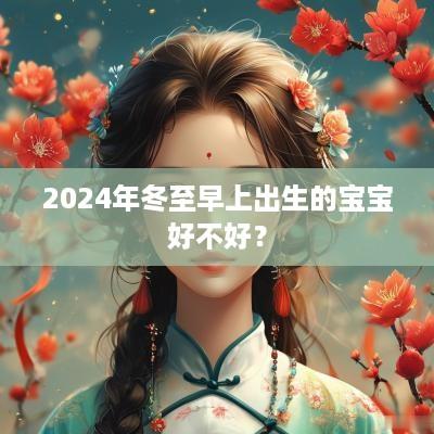 2025年冬至早上出生的宝宝好不好？