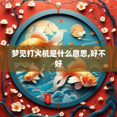 梦见打火机是什么意思,好不好