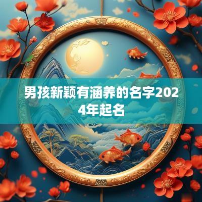 男孩新颖有涵养的名字2025年起名