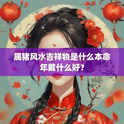 属猪风水吉祥物是什么本命年戴什么好？