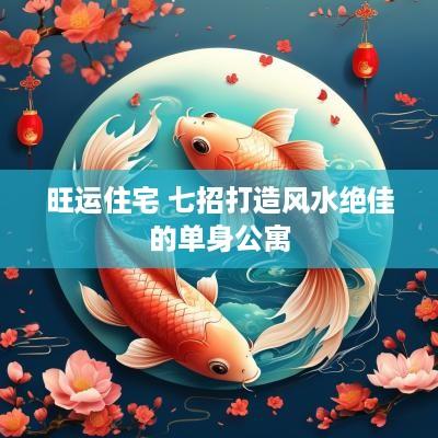 旺运住宅 七招打造风水绝佳的单身公寓