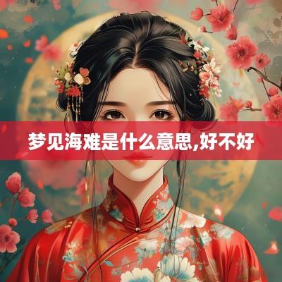 梦见海难是什么意思,好不好