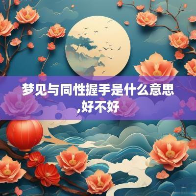 梦见与同性握手是什么意思,好不好