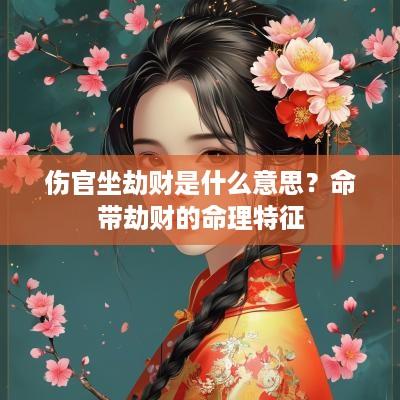 伤官坐劫财是什么意思？命带劫财的命理特征
