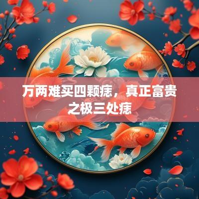 万两难买四颗痣，真正富贵之极三处痣
