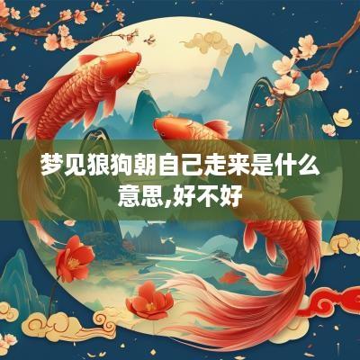 梦见狼狗朝自己走来是什么意思,好不好