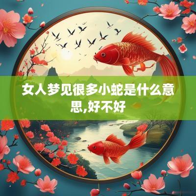 女人梦见很多小蛇是什么意思,好不好