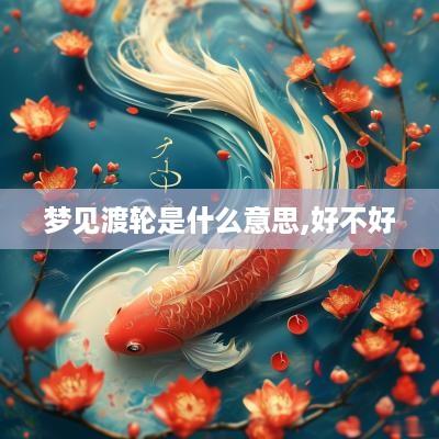 梦见渡轮是什么意思,好不好