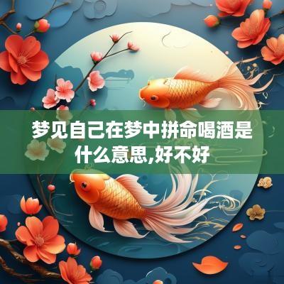 梦见自己在梦中拼命喝酒是什么意思,好不好
