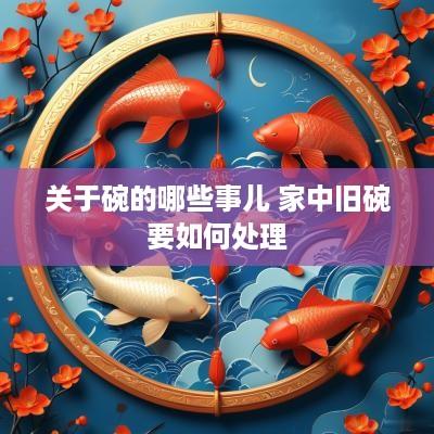 关于碗的哪些事儿 家中旧碗要如何处理