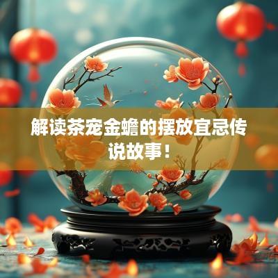 解读茶宠金蟾的摆放宜忌传说故事！