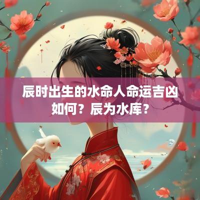 辰时出生的水命人命运吉凶如何？辰为水库？