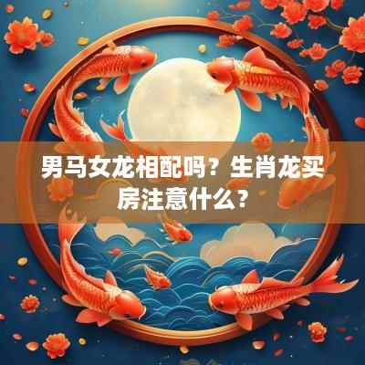 男马女龙相配吗？生肖龙买房注意什么？