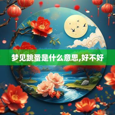 梦见跳蚤是什么意思,好不好