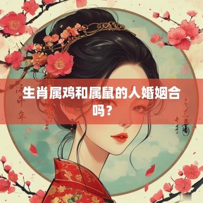 生肖属鸡和属鼠的人婚姻合吗？
