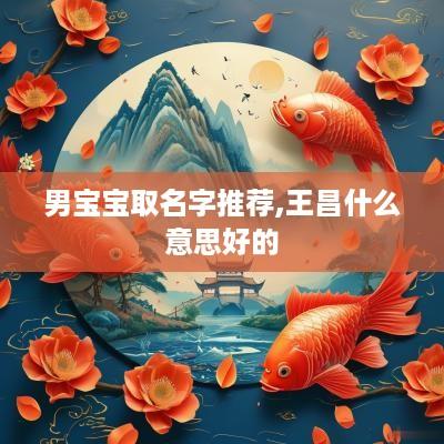 男宝宝取名字推荐,王昌什么意思好的