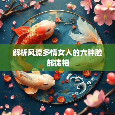 解析风流多情女人的六种脸部痣相