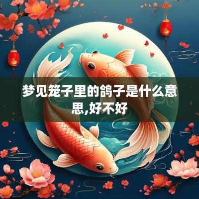 梦见笼子里的鸽子是什么意思,好不好