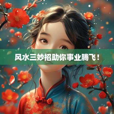 风水三妙招助你事业腾飞！