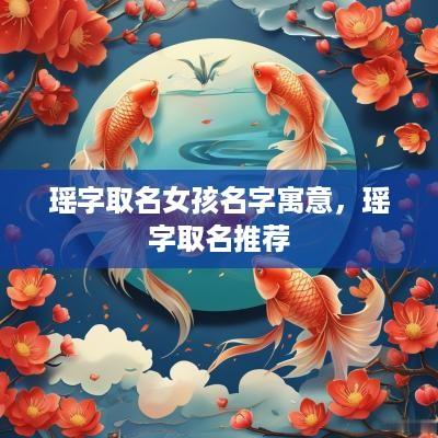 瑶字取名女孩名字寓意，瑶字取名推荐