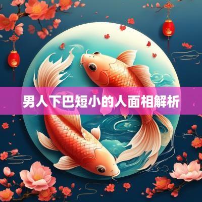 男人下巴短小的人面相解析
