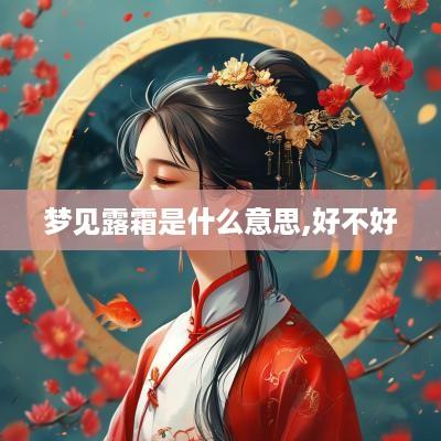 梦见露霜是什么意思,好不好