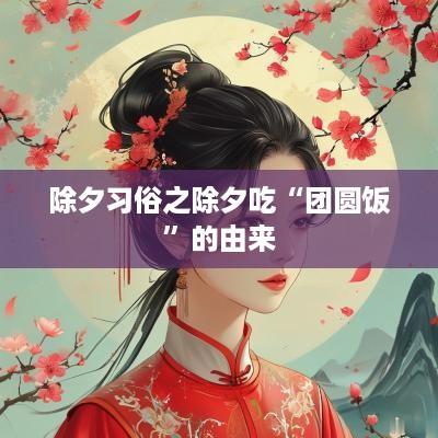 除夕习俗之除夕吃“团圆饭”的由来