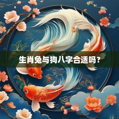 生肖兔与狗八字合适吗？