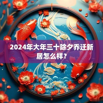 2025年大年三十除夕乔迁新居怎么样？