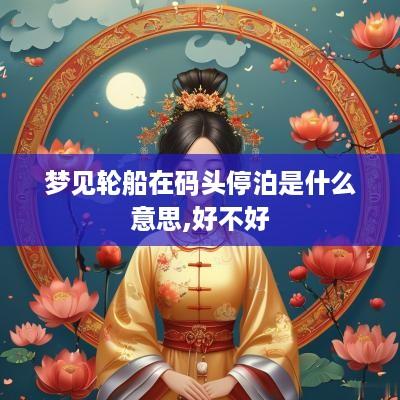 梦见轮船在码头停泊是什么意思,好不好