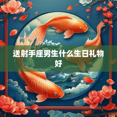 送射手座男生什么生日礼物好