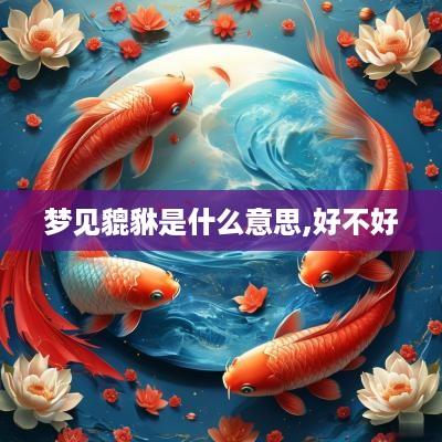 梦见貔貅是什么意思,好不好
