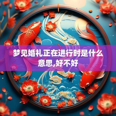 梦见婚礼正在进行时是什么意思,好不好