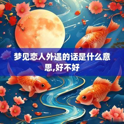 梦见恋人外遇的话是什么意思,好不好