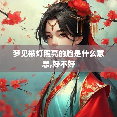 梦见被灯照亮的脸是什么意思,好不好