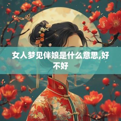 女人梦见伴娘是什么意思,好不好