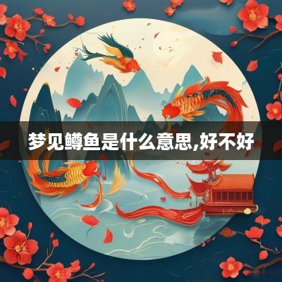 梦见鳟鱼是什么意思,好不好