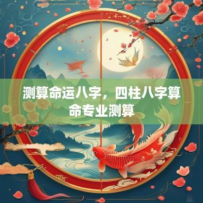 测算命运八字，四柱八字算命专业测算
