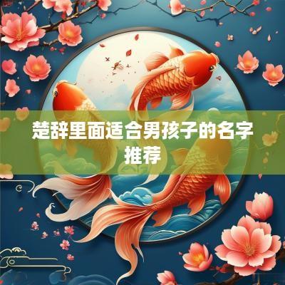 楚辞里面适合男孩子的名字推荐