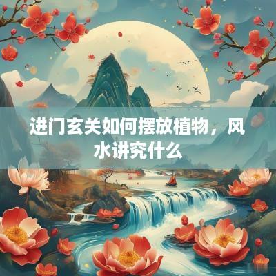 进门玄关如何摆放植物，风水讲究什么