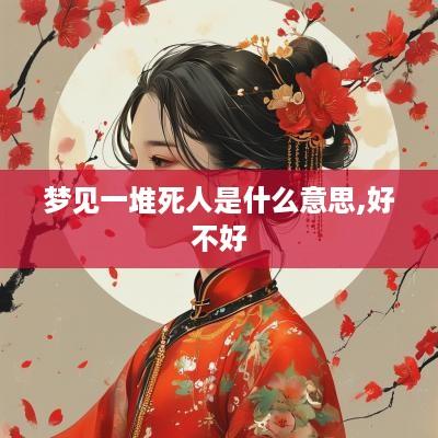 梦见一堆死人是什么意思,好不好