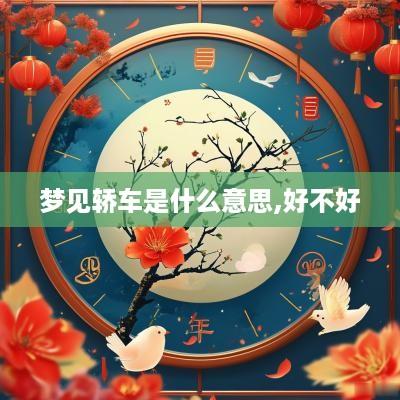 梦见轿车是什么意思,好不好